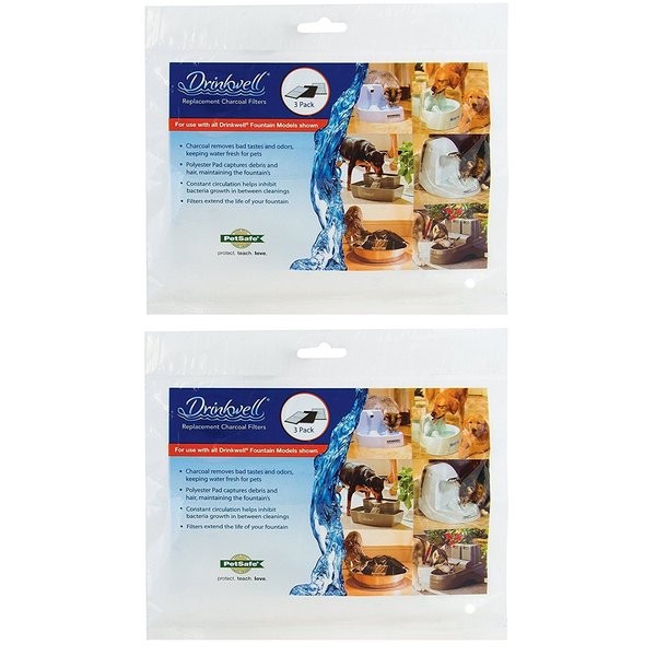 PetSafe Drinkwell Replacement Carbon Filter - 6 Pack