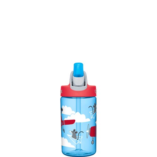 CamelBak eddy Kids Water Bottle - CamelBak Kids Big Bite Valve - Spill Proof - Water Bottle For Kids - BPA-Free Water Bottle - 12oz, Airplane Bandits