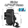 Runhike Electric Bike Phone Holder,Shockproof and Anti-Shake Phone Holder for Electric Bike and Motorcycle,One Hand Operation,1PC