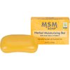 At Last Naturals MSM Soap Bar, Reduce Fine Lines and Wrinkles, Soothing Herbal Moisturizer with Aloe Vera, Vitamin E, Essential Oils to Promote Healthy Skin (3 oz)