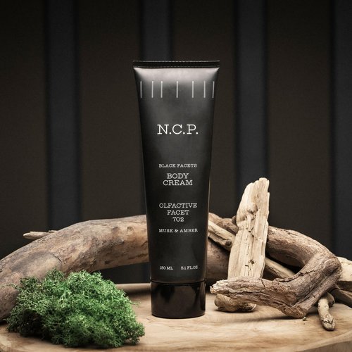 N.C.P. 702 Musk and Amber Body Cream - Skin Care Body Lotion with Hyaluronic Acid, Shea Butter, Vitamin E - Moisturizing for All Skin Types - 5.1 oz