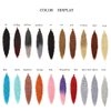 30inch Ocean Wave Braiding Hair Extensions 3packs Long Deep Curly Wave Braid Hair Synthetic Twist Ripple Crochet Deep Wave Braids Hair for Women 100g/pack(30",Blue)