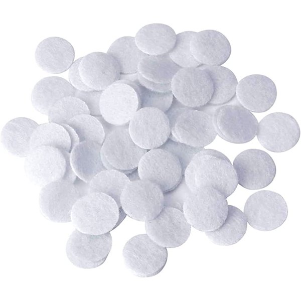 500Pcs Microdermabrasion Cotton Filters Replacement 15mm Dermabrasion Filters,Facial Vacuum Filters Accesories,Microdermabrasion Filters Sponge (White)