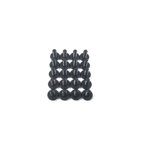 Gun Guy Gear - Machine Screws - Black Finish 20 Pk Leathercraft & Kydex Holster Screws (1/2")