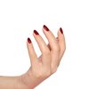 FZANZEST Jelly Red Gel Nail Polish, Blood Red Fall Winter Gel Polish Nail Colors Translucent Burgundy Designs Manicure Gel Polish Soak Off