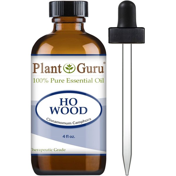Plant Guru Ho Wood 4 oz 100% Pure Undiluted Therapeutic Grade Essential Oil