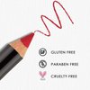 Bodyography Cream Lip Pencil - Waterproof Salon Makeup with Coconut Oil (Crimson)