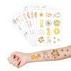 Daisy Temporary Tattoos for Kids Daisy Boho Birthday Party Decorations Favors Party Super Cute 96PCS Tattoos Stickers Supplies Kids Girls Boys Gifts Classroom School Prizes Themed Christmas