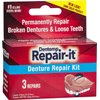 Dentemp Repair Kit - Repair-It Advanced Formula Denture Repair Kit - Denture Repair Kit Repairs Broken Dentures - Denture Repair to Mend Cracks & Replace Loose Teeth