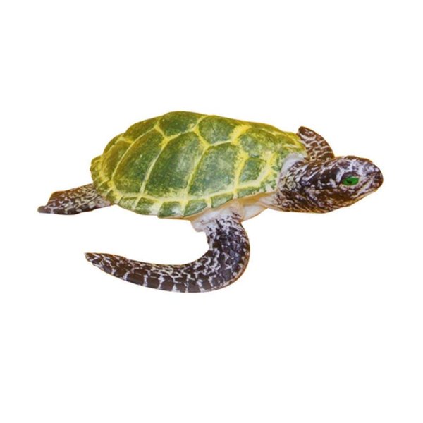 Fantarea Sea Marine Animal World Turtle Model Figures Bath Cake Decoration School Classroom Project Imitation Ornament Gifts Cognitive Toys for Boys Girls Kid 5 6 7 8 Years Old