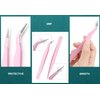 2 Pieces Sticker Tweezers, Cute Craft Tweezers for Stickers, Scrapbooking, Vinyl, Lashes, Electronics, Turquoise