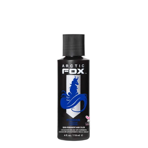 ARCTIC FOX Vegan and Cruelty-Free Semi-Permanent Hair Color Dye (4 Fl Oz, POSEIDON)