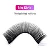 Classic Lash Extensions 0.15 C Curl 12mm Eyelash Extension Lashes Silk Individual Lashes Extension Supplies Professional (0.15-C, 12mm)