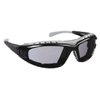 Crossfire Eyewear 2761 AF Diamondback Foam-Lined Safety Glasses with Black Frame and Smoke Anti-Fog Lens