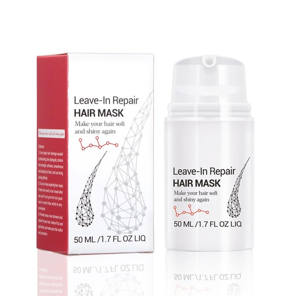 Yeweian Leave-In Repair Hair Mask for Dry or Damaged Hair Caused by Bleach, Color, Chemical Services and Heat, Nourishing and Smoothing Hair Mask Treatment, 50mL (1.7 fl oz)