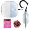 Madenia Professional Nail Drill Machine for Acrylic Nails, 35000RPM Compact Cute Electric Nail Drills with Touch Screen Efile Nail Drill E File Kit for Salon Home Manicure Pedicure Use, Blue