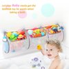 Ligereza Bathtub Toy Holder，Prevent Spots，Bath Toy Storage Bath Toys for Kids Ages 4-8 30“x8.7”Mesh Bath Toy Holder，let Baby Bath Toys Quick Drying…