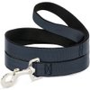 Dog Leash Black Panel 4 Feet Long 1.5 Inch Wide