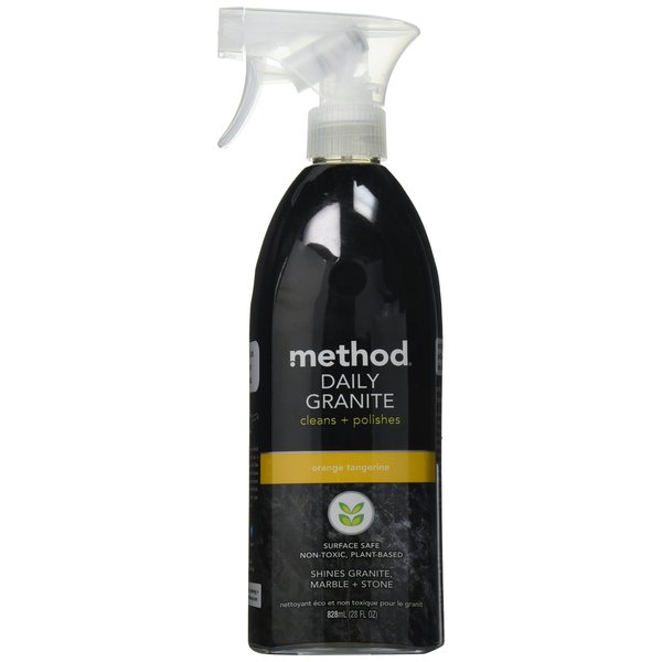 Method Daily Granite Cleaner, Orange Tangerine, 28 Ounce, 1 pack, Packaging May Vary