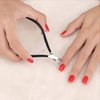 Cuticle Trimmer with Cuticle Pusher and Cutter-YINYIN Cuticle Cutter Cuticle Nipper Professional Stainless Steel Cuticle Clippers Durable Pedicure Manicure Tools for Fingernails and Toenails (Black)