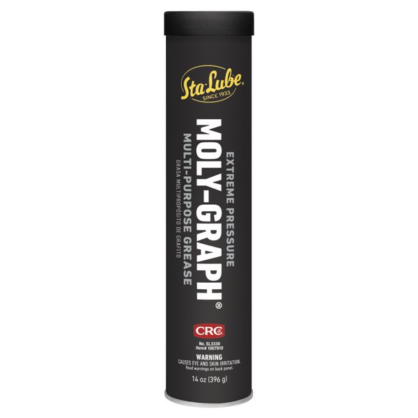 Sta-Lube CRC SL3330 Moly-Graph Extreme Pressure Multi-Purpose Lithium Grease - 14 Oz.