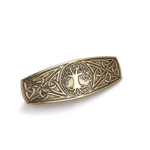 TEAMER Fashion Vintage Celtic Knot Hair Clip Metal Barrettes Hair Accessories Pattern Engraved Headwear Styling Gifts for Women