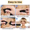 PEUTIER Adjustable Elastic Band for Wigs, 1.18 Inch Wig Elastic Band Non-Skid Adjustable Wig Grip Band Straps for Glueless, Wig Band Edge Wrap for Hair Styling (Black)