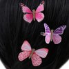 LOCOLO 20Pcs Hair Clips Butterfly Hair Clips Butterfly Snap Clips Barrettes for Toddlers Baby Girl and Women