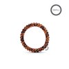 TELETIES - Spiral Hair Coils - Ponytail Holder Hair Ties for Women - Phone Cord Hair Ties - Strong Grip, No Rip, Water Resistant, No Crease Hair Tie Coils - 3 pack (Small, Tortoise)