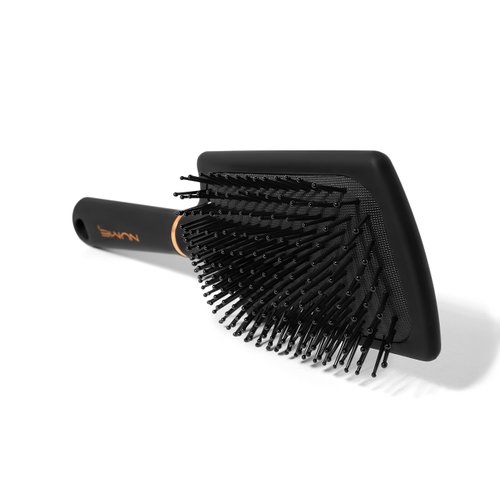 NuMe Paddle Brush For Detangling, Straightening, Gentle Styling - Wet & Dry Hair - Hairbrush For Smooth Finish - Rapid Blow-styling Brush For All Hair Styles