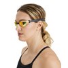 Arena Unisex Cobra Core Swipe Anti-Fog Racing Swim Goggles for Men and Women Polycarbonate Mirror Lens, Yellow Copper/Black