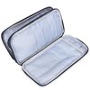 Teamoy Knitting Needles Case(up to 10-Inch), Travel Organizer Storage Bag for Circular and Straight Knitting Needles, Crochet Hooks and Knitting Accessories, Blue Cats-NO ACCESSORIES INCLUDED