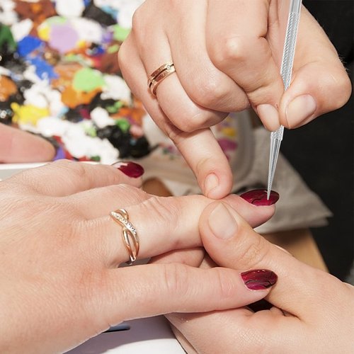 Beavorty 2pcs Stainless Steel Cuticle Pusher Nail Cleaner Remover Cutter Manicure Pedicure Tool for Fingernails Toenails