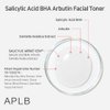 APLB Salicylic Acid BHA Arbutin Facial Toner | SALICYLIC ARBUT CEN™ 13.5% 5.41 FL.OZ/Korean Skincare, Acne & Pore Care, Replenishing Moisture, Revitalize for Gentle and Improve Skin Texture