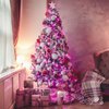 JMEXSUSS Pink String Lights for Bedroom, 200 LED Pink Christmas String Lights Clear Wire, 66ft Pink LED Fairy Lights Plug in for Room Indoor Outdoor Girl's Room Valentines Christmas Tree Decorations
