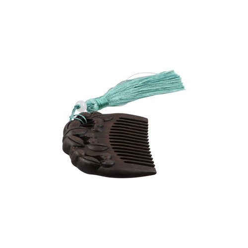 Hair Comb 2PCS Vintage Woodcarving Flowers Birds Comb Elegant Natural Wood Small Comb Easy To Carry Anti-static Head Massage Hair Comb Brush for Travel