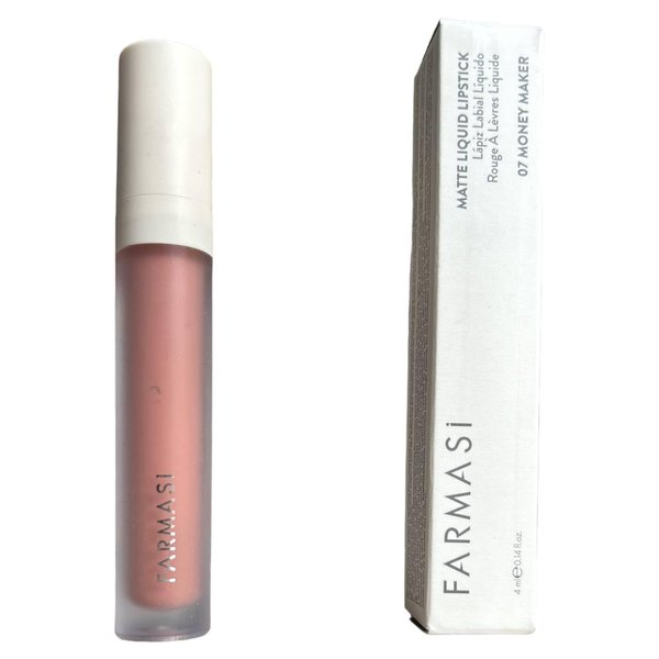 FARMASi Make Up Matte Liquid Lipstick, Long-Lasting and Ultra-comfortable, High-Impact, Lightweight, Organic, Pure Pigments 0.14 fl.oz (Money Maker)