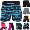 Roar Women's MMA Fight Shorts, UFC, BJJ, Muay Thai, WOD, NOGI, Kickboxing, (PF Blue, Medium)