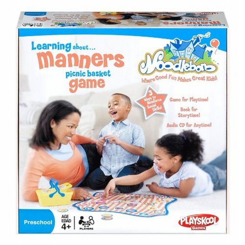 Playskool Noodleboro Picnic Basket Manners Game