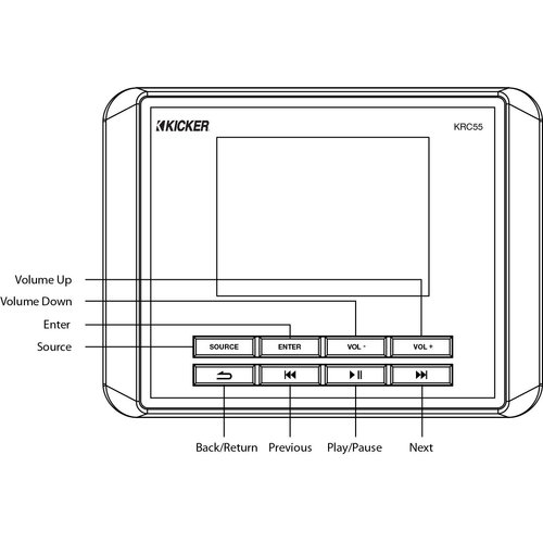 Kicker 47KRC55 KRC55 Digital Commander