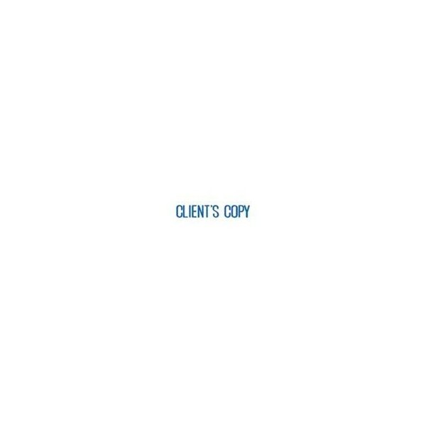 XStamper CLIENT'S COPY stock Stamp
