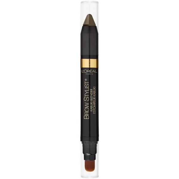 L'Oréal Paris Brow Stylist Kabuki Blender Brow Crayon, Blonde, 0.05 oz.