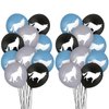 30 Pcs Wolf Balloons Wolf Birthday Party Decoration Balloons 12 Inches Latex Balloons for Baby Shower Birthday Party Animal Party Decor Supplies