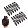30 Pcs Black Snap Hair Clips Metal Hair Clips for Women Long No-slip Hair Clips Barrettes for Women and Girls Small Hair Clips for Women Makeup Styling (2.16 Inch)