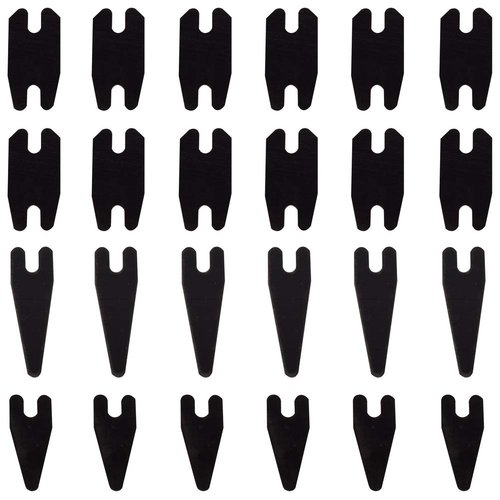 24 Pieces Tattoo Machine Springs Set Tattoo Machine Repair Springs Set Front Back Rear Tattoo Machine Repair Kit Tattoo Machine Accessories Supplie, Black