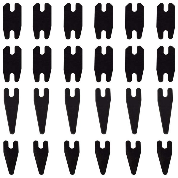 24 Pieces Tattoo Machine Springs Set Tattoo Machine Repair Springs Set Front Back Rear Tattoo Machine Repair Kit Tattoo Machine Accessories Supplie, Black