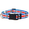 Costa Rica Dog Collar | Costa Rica Flag | Quick-release Buckle | Made in NJ, USA | for Small Dogs