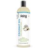 Rey Naturals Cold Pressed Coconut oil for hair and skin - 100% Pure & Natural Hair Oil (400ml) - (200ml x 2)