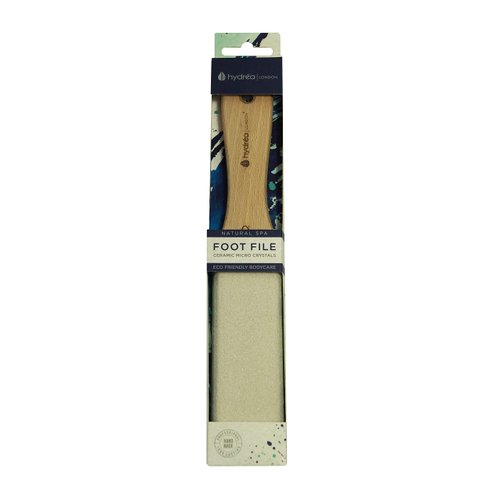 Hydrea London Curved Wooden Foot File with Ceramic Micro Crystals