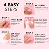 Kiara Sky Long Lasting Nail Dip Powder Red Tones 1 oz, Glamour 101